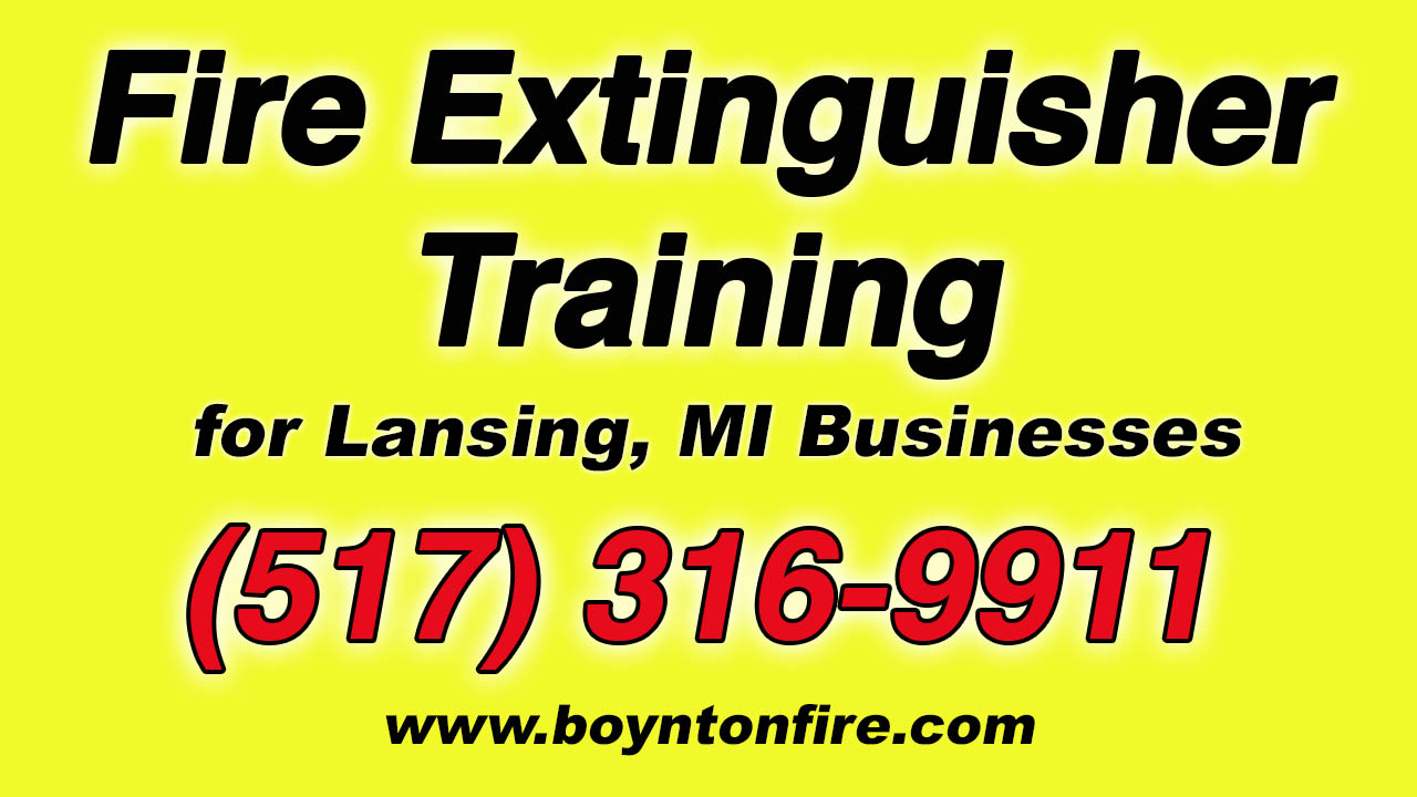 Fire Extinguisher Training Lansing MI